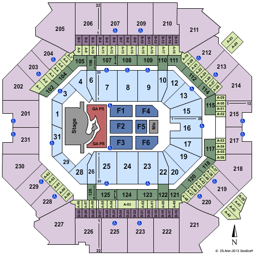 Barclays Center Seating Chart